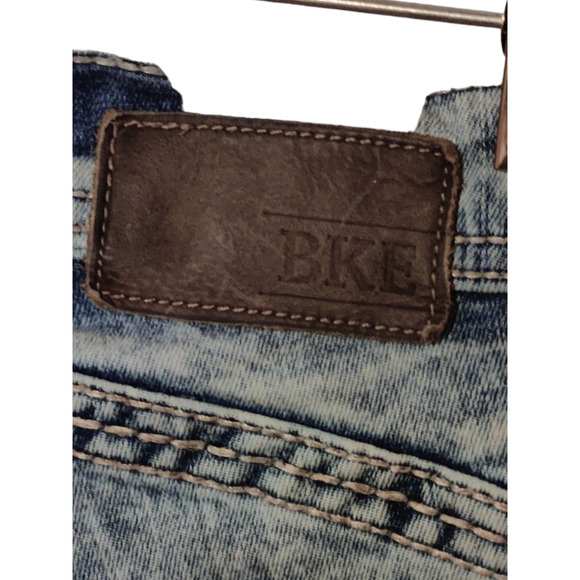 BKE Denim Aiden Distressed Acid Washed Jeans 25R - Picture 2 of 7